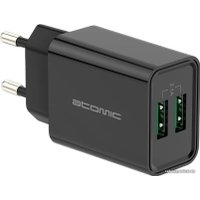 Сетевое зарядное Atomic U400 (черный)