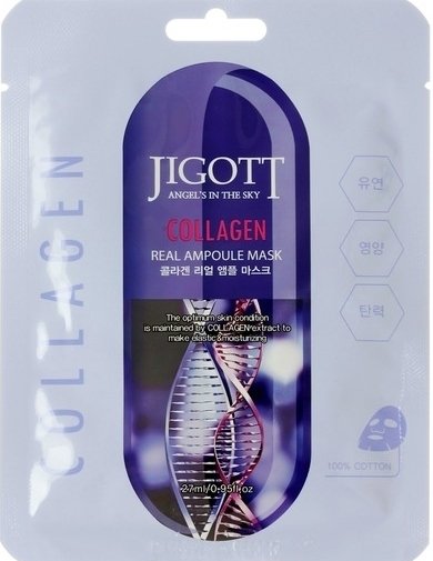 

Jigott Маска ампульная с коллагеном 27 мл