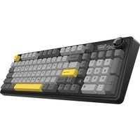 Клавиатура Ajazz AK980 V2 (черный/серый/желтый, Ajazz Gift)