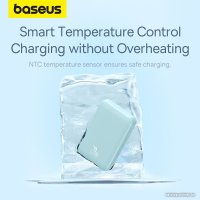 Внешний аккумулятор Baseus Magnetic Mini Air Wireless Fast Charge Power Bank 20W 10000mAh (голубой)