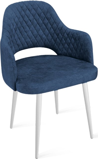 

Стул Трия Калипсо К1К (белый матовый/микровелюр Wellmart Blue)