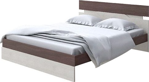 Кровать PROxSON Milton 180x190 (ясень шимо темный/дуб шамони светлый 124)
