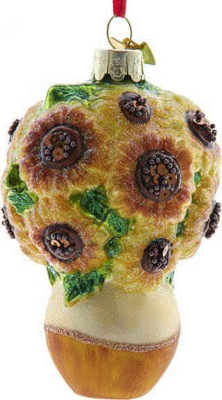 

Елочная игрушка Kurt S. Adler Christmas 2025 Подсолнухи NB1844