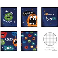 Полуобщая тетрадь Schoolformat Crazy Monsters ТОК48-КМ (48 л)