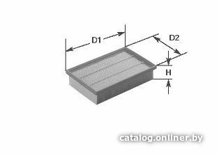 Воздушный фильтр Clean filters MA1372