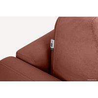 Угловой диван Divan Льери Мини Velvet Terra 240325 (оранжевый)