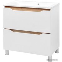  Van Mebles Тумба под умывальник Амелия 80 (напольная, белый)