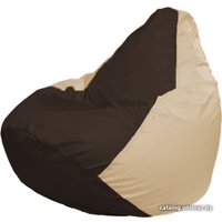 Кресло-мешок Flagman Груша Макси Г2.1-326 (бежевый/коричневый)