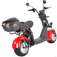 Электроскутер White Siberia CityCoco WS-PRO 2500w 21Ah (с красными брызговиками)