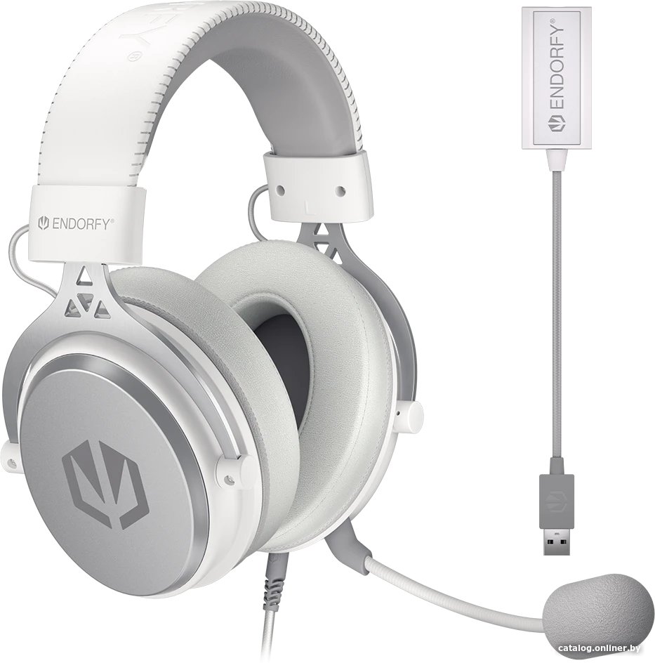 Наушники Endorfy Viro Plus USB (белый)