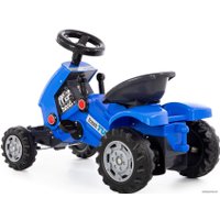Педальная машинка Полесье Каталка-трактор с педалями Turbo-2 84644
