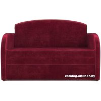 Диван Мебель-АРС Малютка (бархат красный Star Velvet 3 Dark Red)