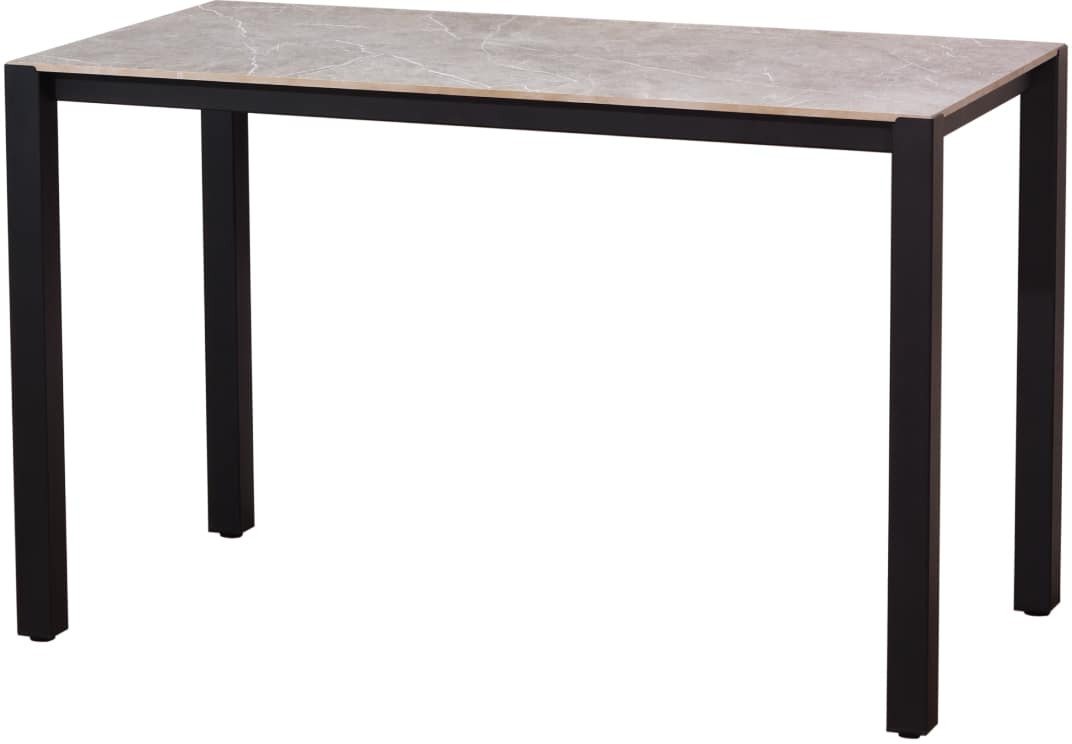 

Стол Millwood Сеул керамогранит 120x60x75 (бетон клифф/металл черный)