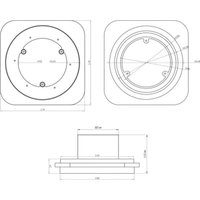 Вентиляционная решетка HOMY AIR Lite круглый AL100WT d150 (белая)