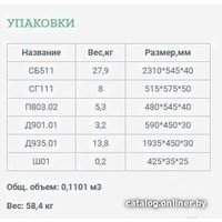 Шкаф-пенал Уют Сервис Гарун-К 511.08 (молочный дуб)