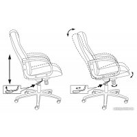 Офисное кресло Бюрократ T-898AXSN (синий 38-415)