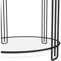 Журнальный столик Sheffilton SHT-CT53 (ночной цветок/черный муар)