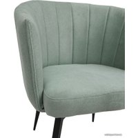 Стул с подлокотниками AksHome Melon 82155 (мятный/черный)