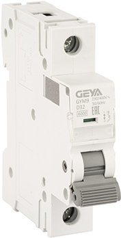

Выключатель автоматический GEYA GYM9 1P 32А D 6кА GYM91P32D