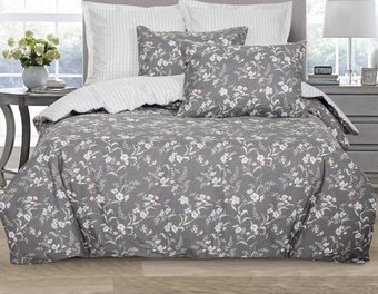 2-спальный комплект постельного белья с евро простыней АртПостель Рианна 736