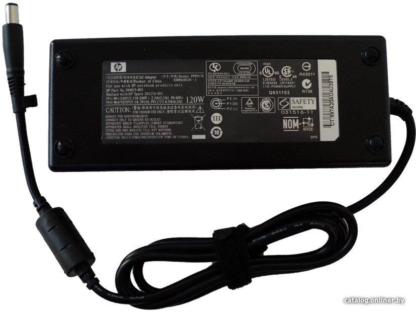 Сетевое зарядное HP PPP016L