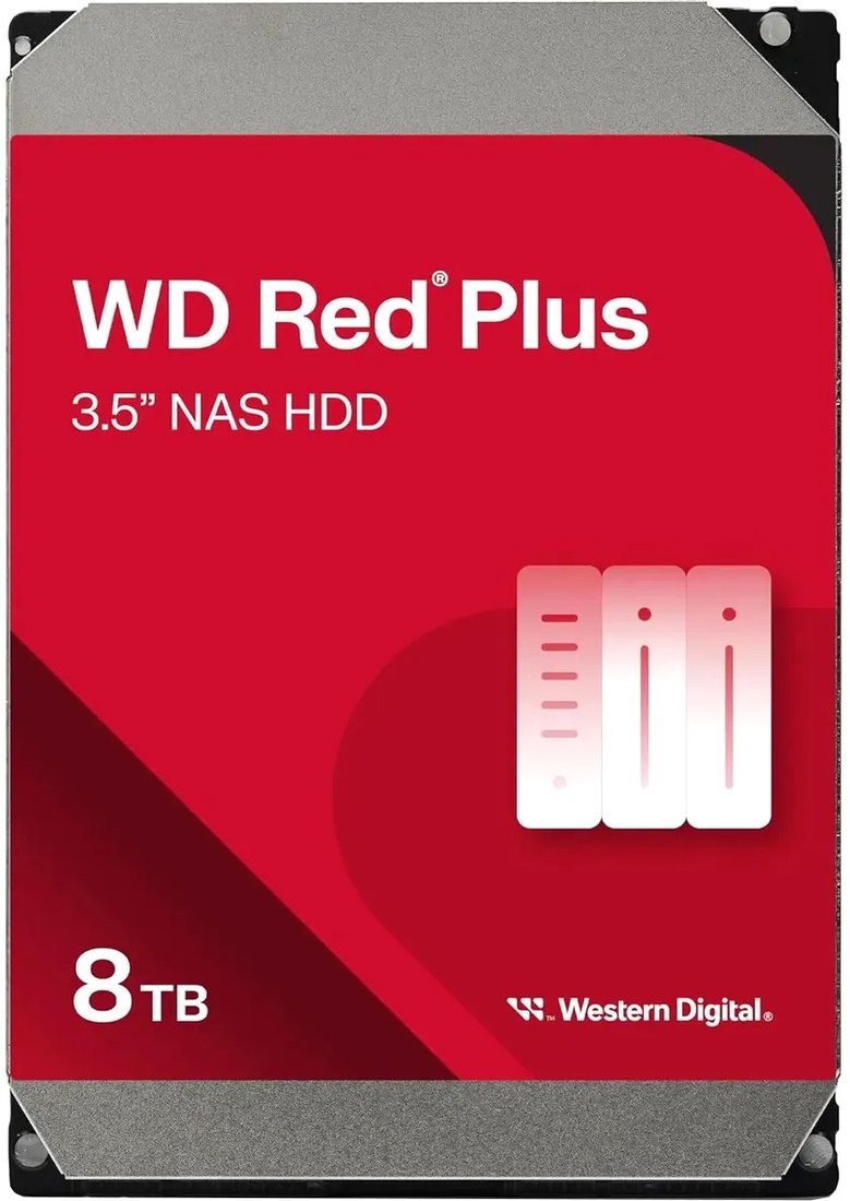 

Жесткий диск WD Red Plus 8TB WD80EFPX