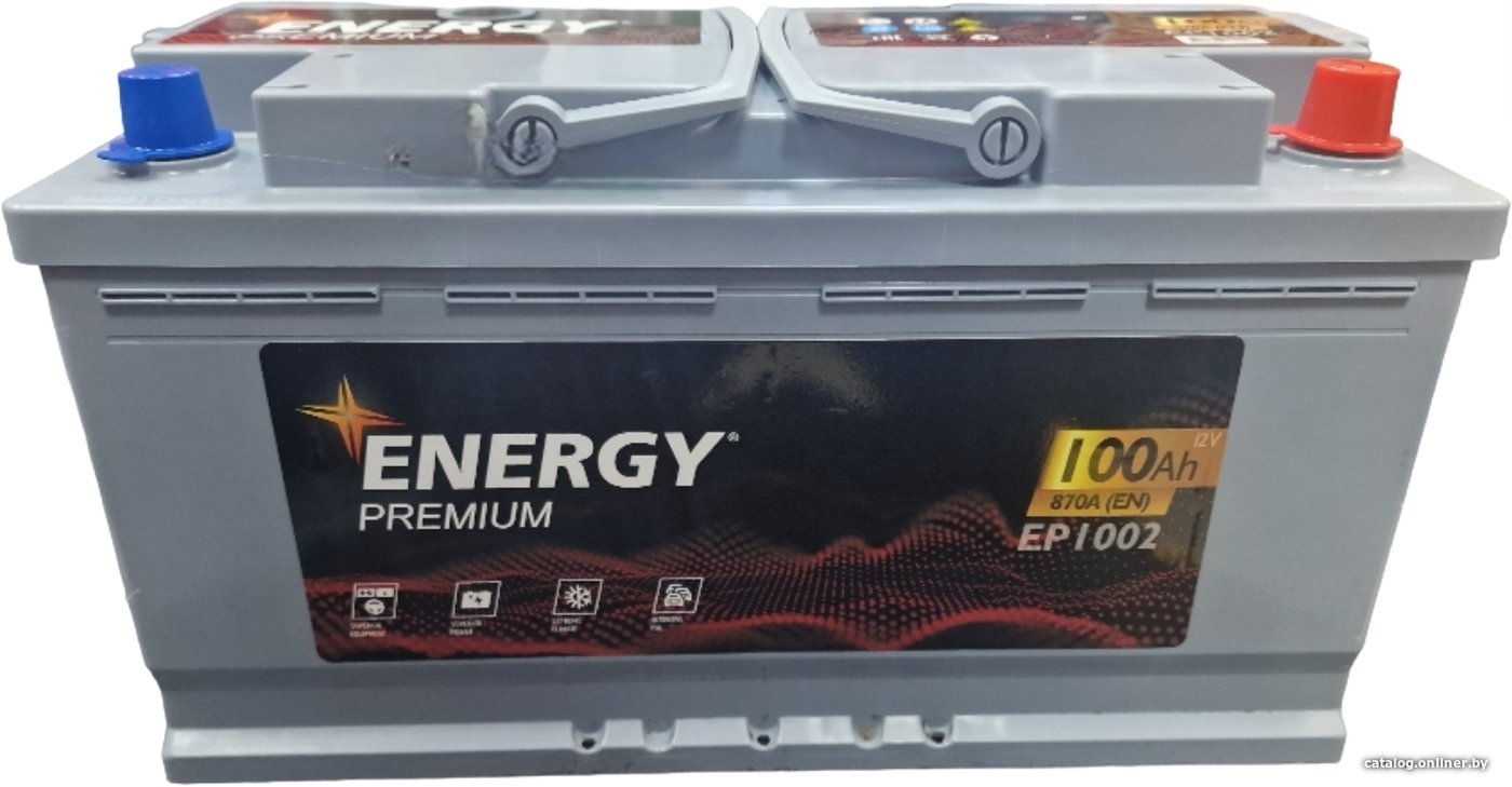 Автомобильный аккумулятор Energy Premium EP1002 (100 А·ч)