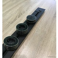 Трековая розетка AVEL шинопровод 60 см +2 розетки +1 USB (черный)