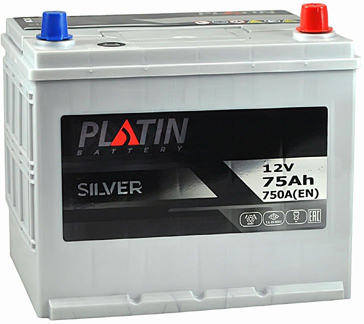 

Автомобильный аккумулятор Platin Asia Silver R+ (75 А·ч)