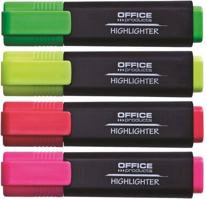 

Текстовыделитель Office Products 17055214-99 (4 шт)