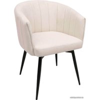 Стул с подлокотниками AksHome Melon 82153 (кремовый/черный)