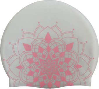 Шапочка для плавания Elous EL009 (мандала, серебристый)
