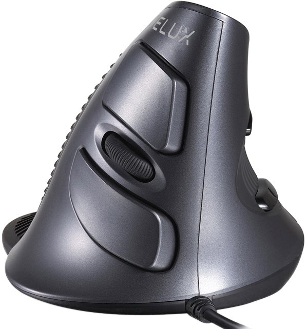 

Вертикальная мышь Delux M618BU