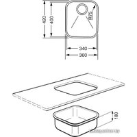 Кухонная мойка Smeg UM40