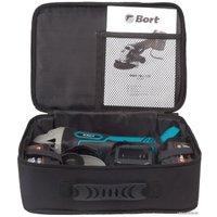 Угловая шлифмашина Bort BWS-18Li-125 (с 2-мя АКБ)