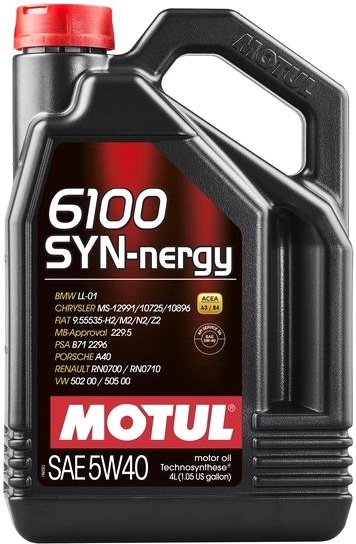 

Моторное масло Motul 6100 Syn-nergy 5W-40 4л