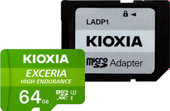 Exceria High Endurance microSDXC LMHE1G064GG2 64GB (с адаптером)