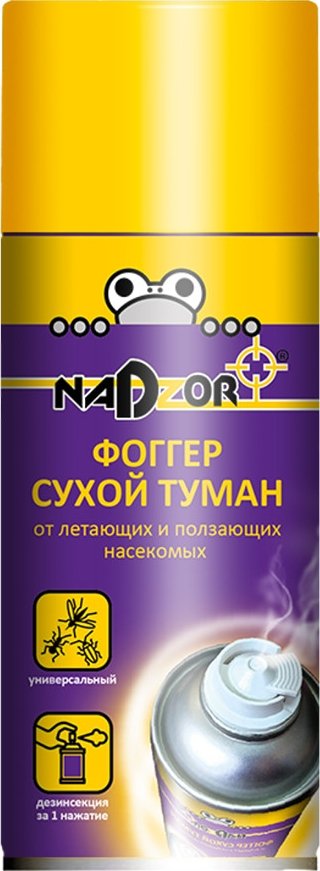 

Аэрозоль против насекомых Nadzor FOGER1