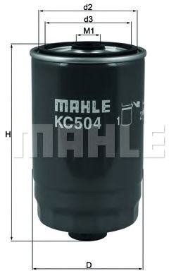 

Топливный фильтр Mahle Knecht KC504