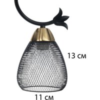 Подвесная люстра BayerLux Дассе 10385903 (черный/бронза)