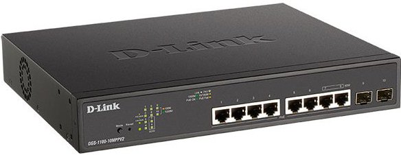 

Управляемый коммутатор 2-го уровня D-Link DGS-1100-10MPPV2/A3A