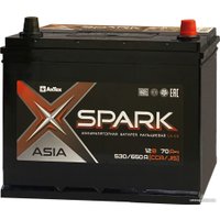 Автомобильный аккумулятор Spark Asia 530/650A EN/JIS L+ SPAA70-3-L (70 А·ч)