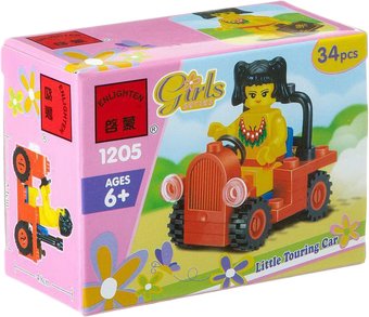 Конструктор Enlighten Girls 1205 Девочка в автомобиле