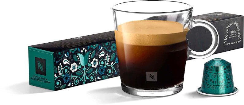 

Кофе в капсулах Nespresso Stockholm Fortissio Lungo 10 шт