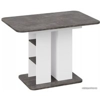 Кухонный стол Трия Мюнхен тип 2 (белый ясень-ателье темный)