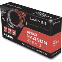 Видеокарта Sapphire Radeon RX 6700 10GB 11321-03-20G