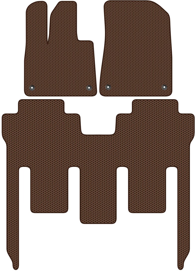 

Комплект ковриков для авто Alicosta Voyah Dreamer I (минивэн,гибрид / Собран в Китае для Китая) 2021 - Н.В. (коричневый, сота)