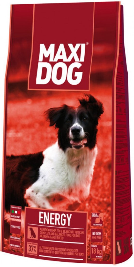 

Сухой корм для собак Maxi Dog Energy для всех пород c высокой активностью с мясом и курицей 18 кг