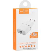 Сетевое зарядное Hoco C11 (белый)