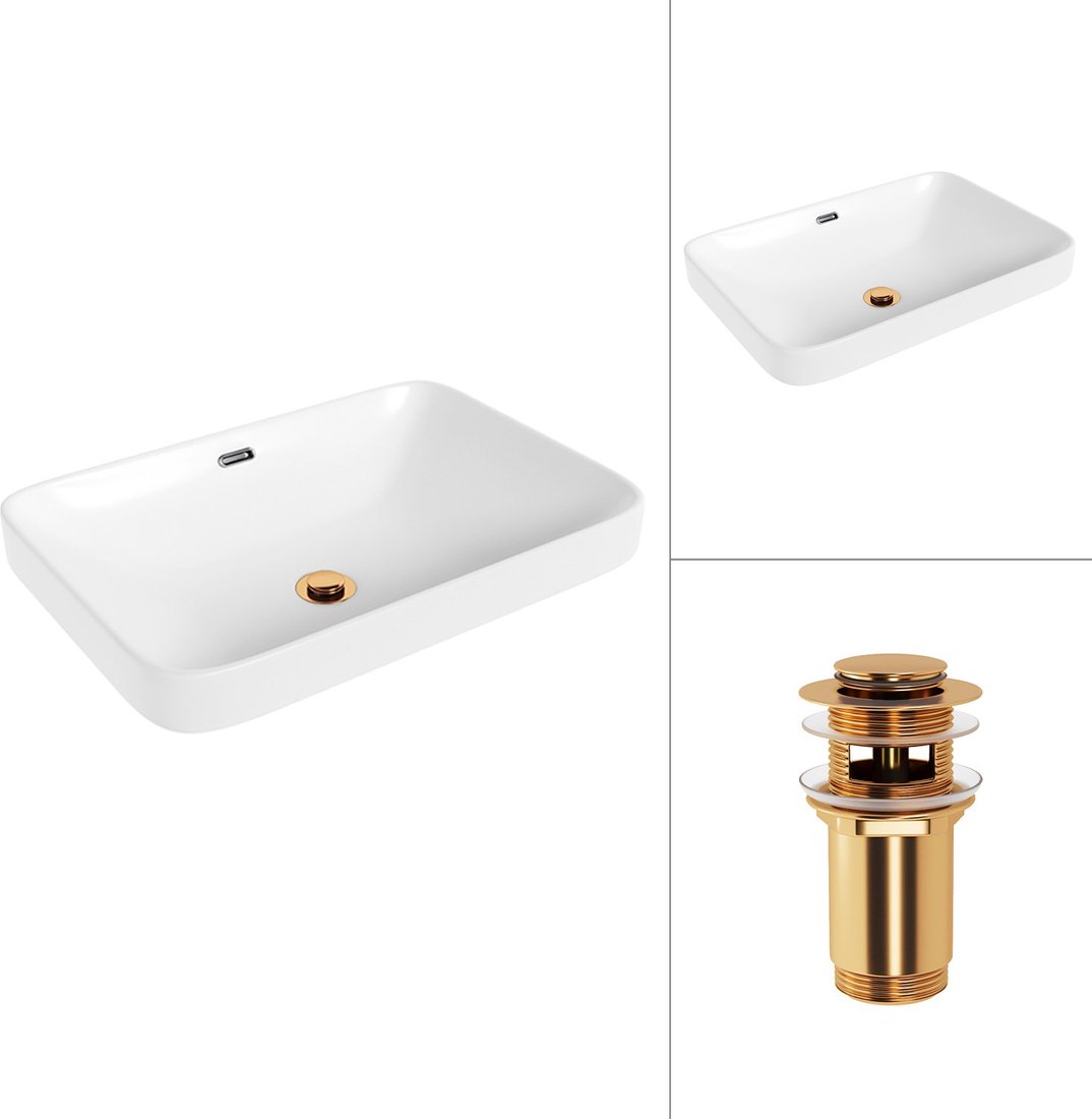 

Умывальник Lauter 21441B + клапан 21190G